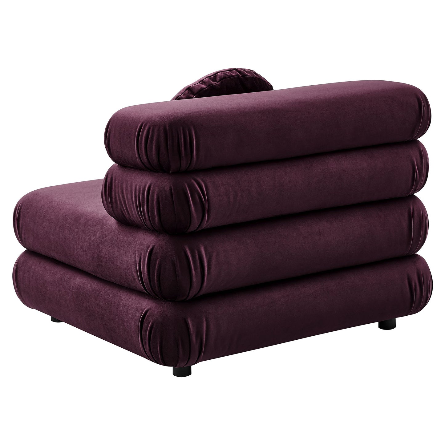 Jubilee Modular Performance Velvet Armless Chair by Modway