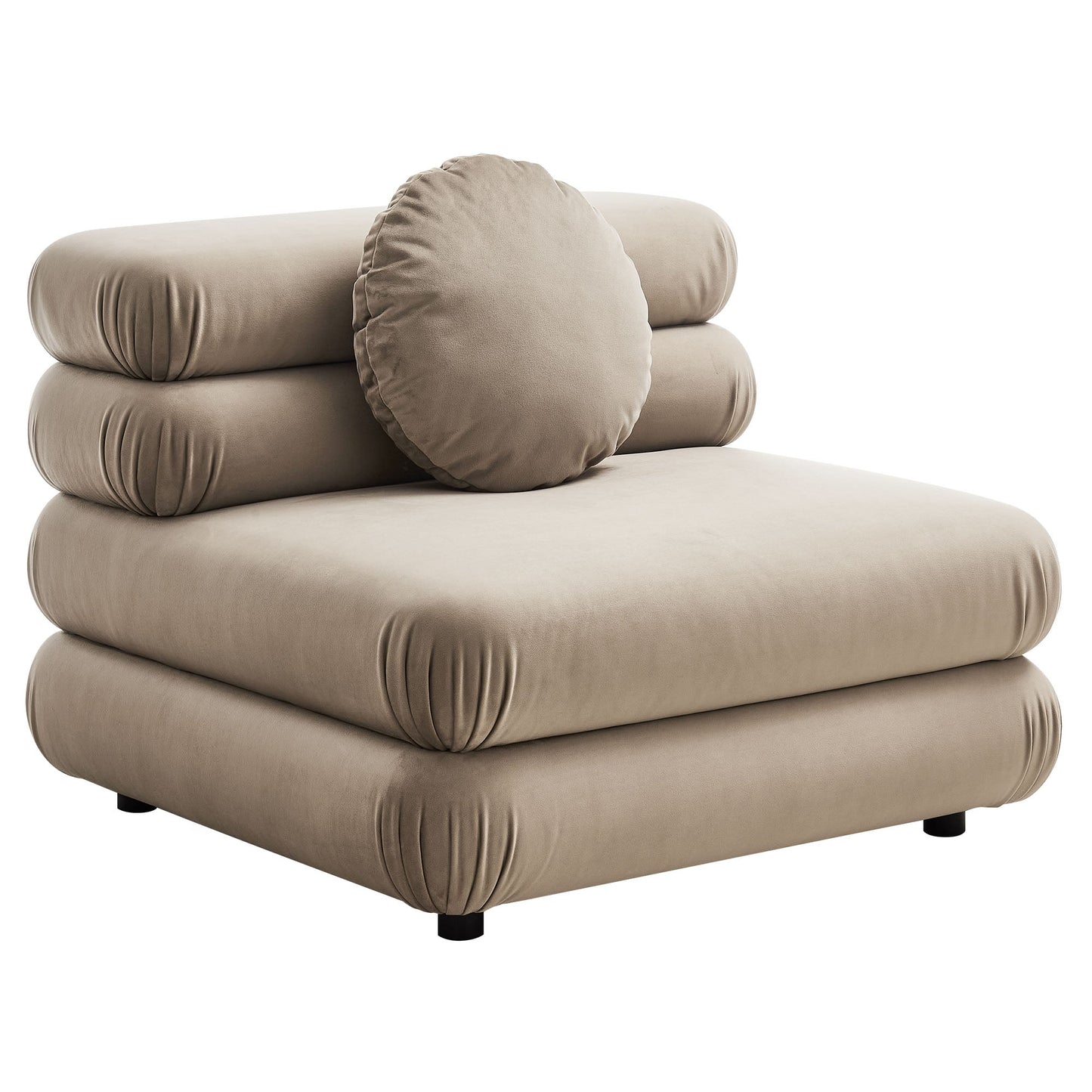 Jubilee Modular Performance Velvet Armless Chair by Modway