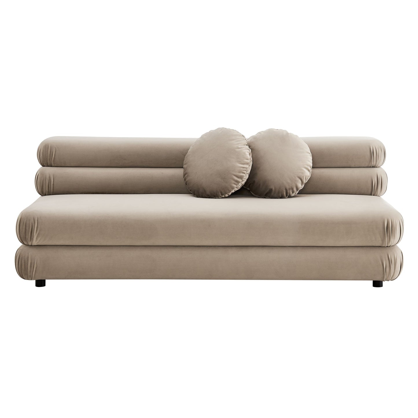 Jubilee Modular Performance Velvet Armless Loveseat by Modway