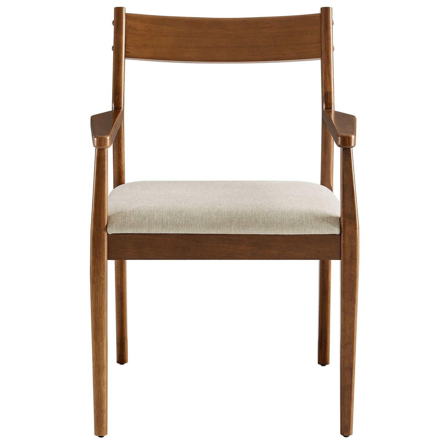 Solara Fabric Wood Dining Armchairs Set of 2 by Modway