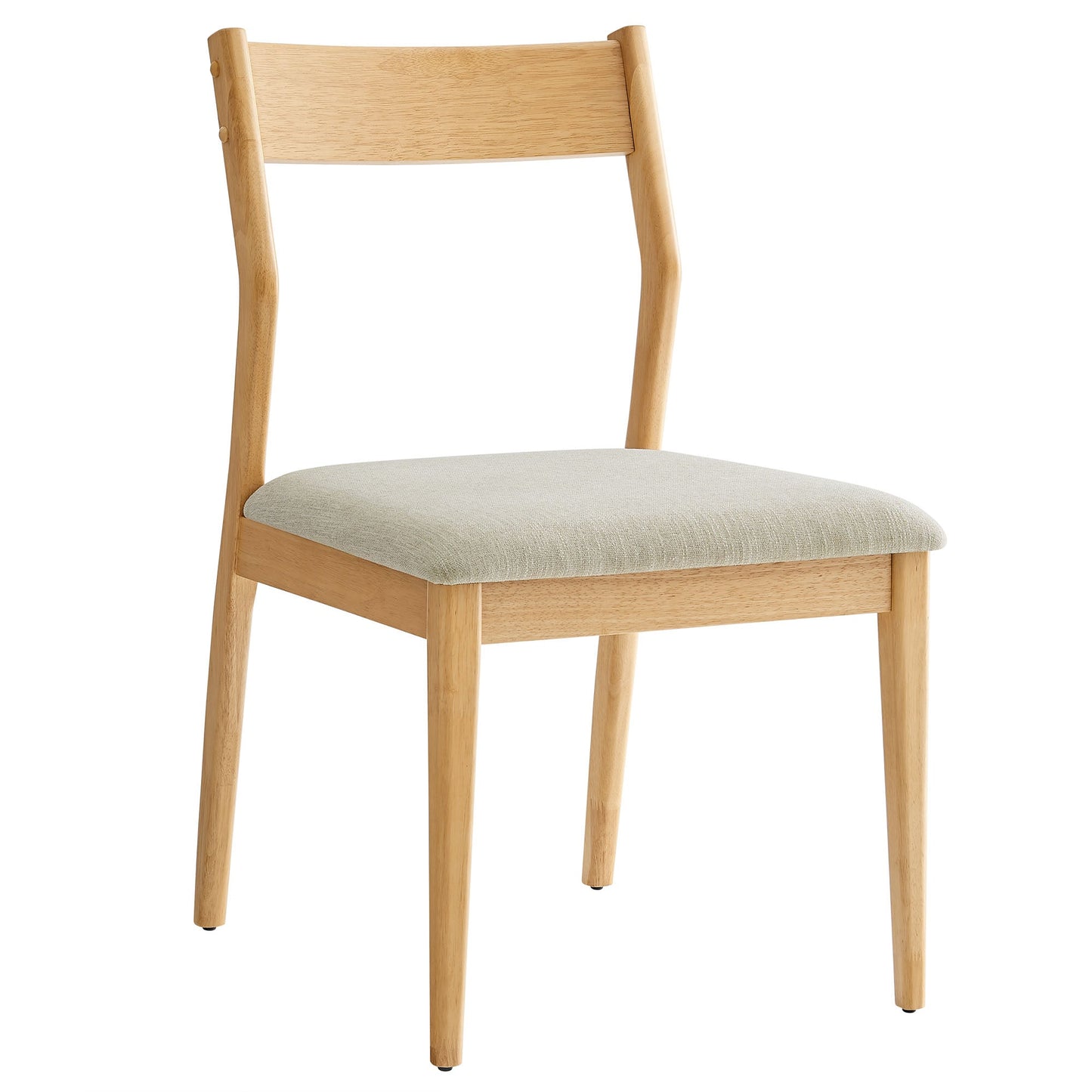 Solara Fabric Wood Dining Side Chairs Set of 2 by Modway