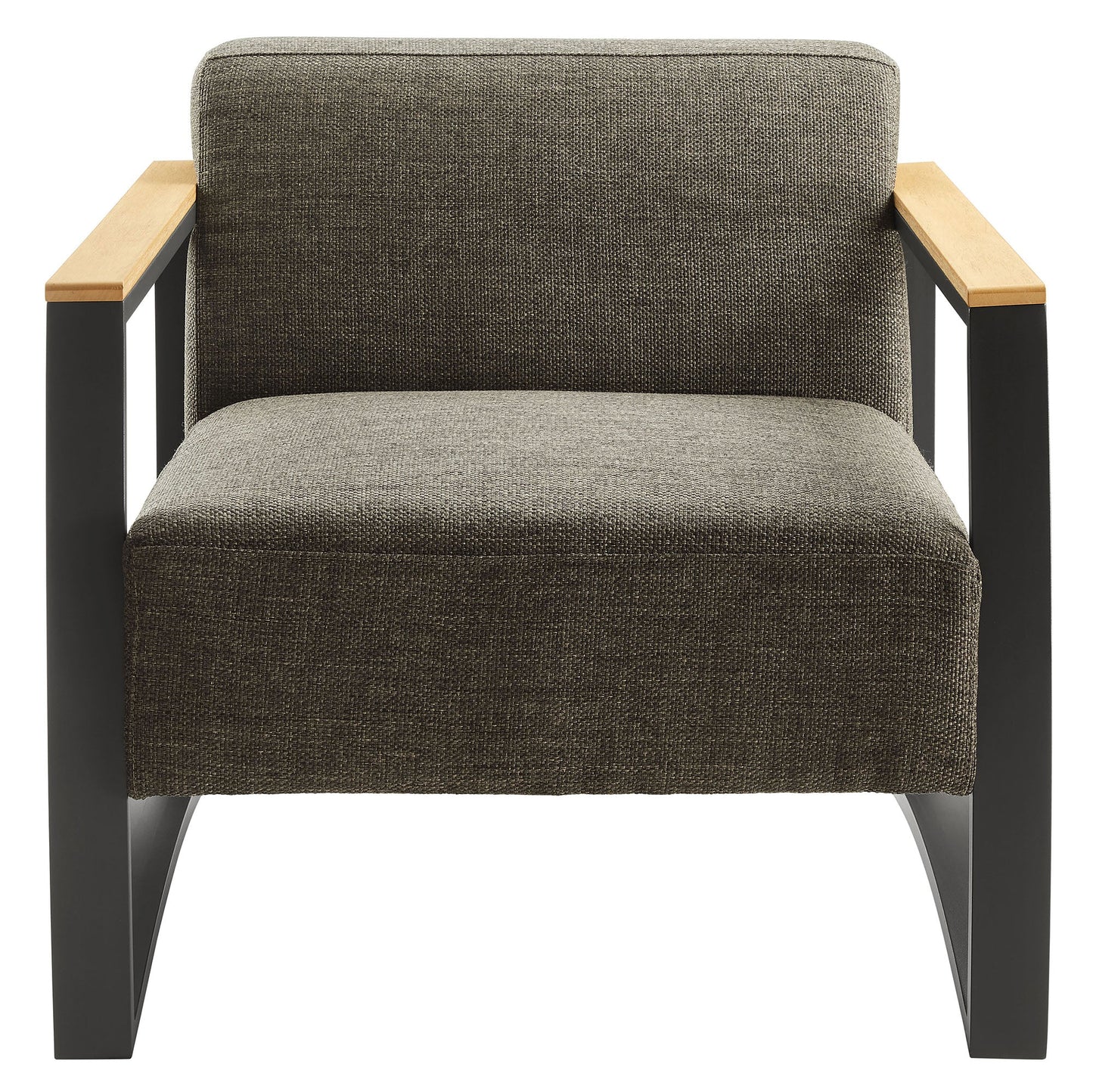 Sauve Outdoor Patio Aluminum and Fabric Armchair by Modway