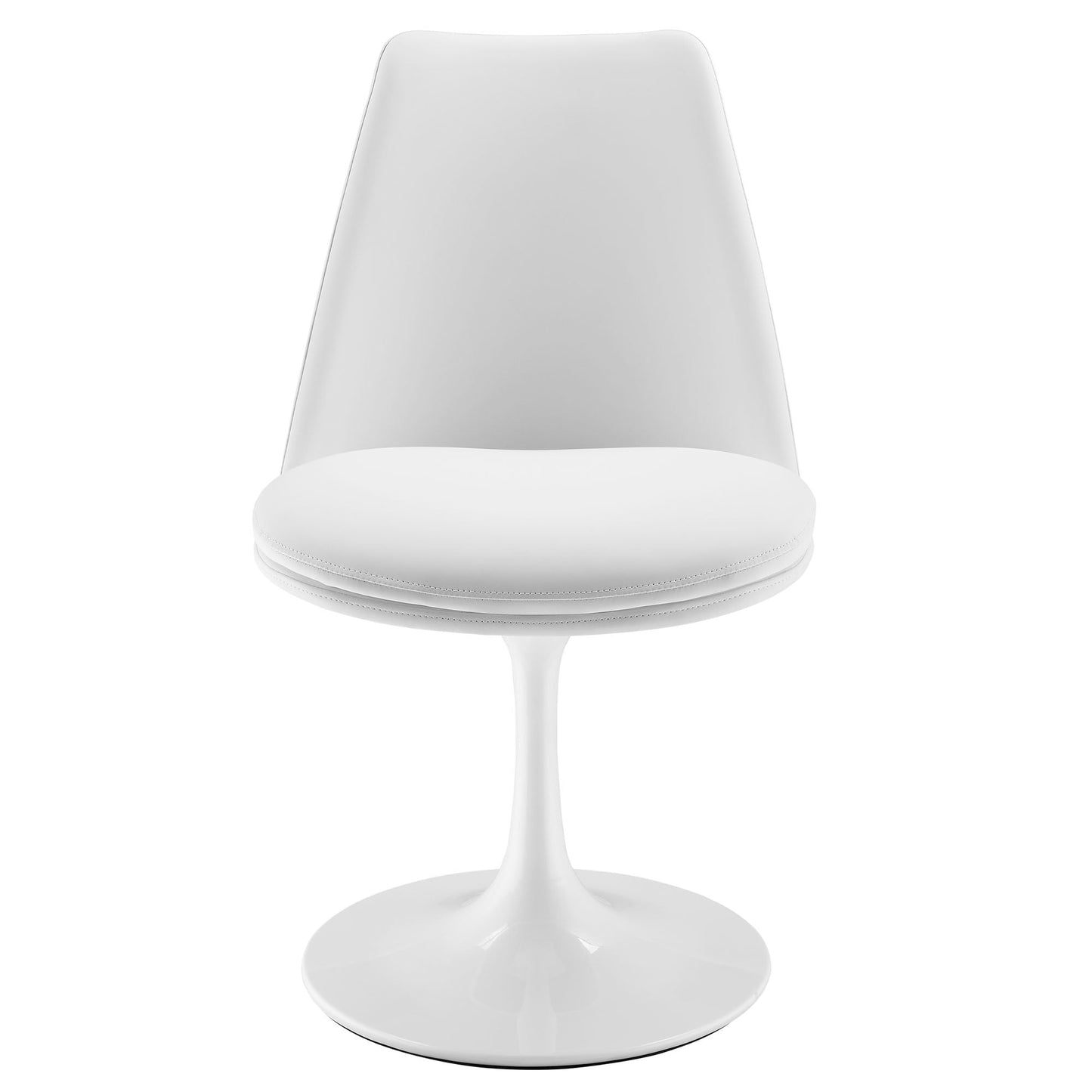 Lippa Vegan Leather Swivel Dining Chair by Modway