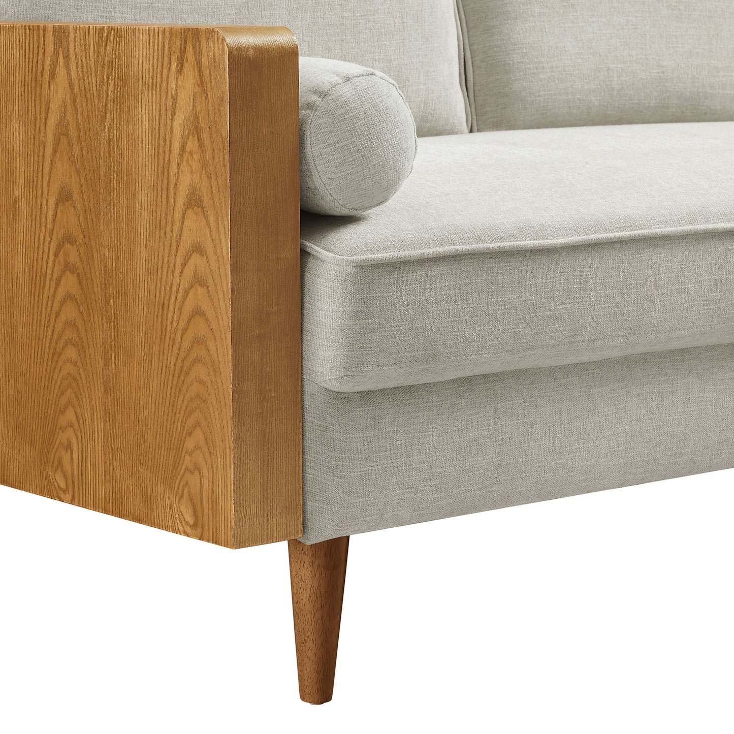 Kellan Heathered Fabric Upholstered Sofa by Modway
