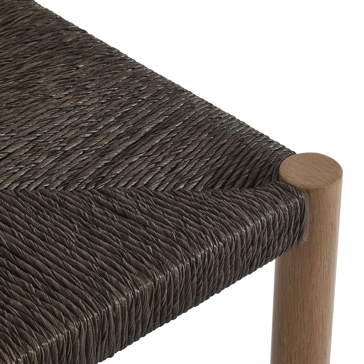 Parkland Outdoor Patio Rattan and Aluminum Counter Stools Set of 2 by Modway
