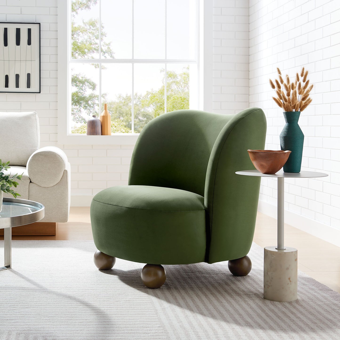 Monroe Performance Velvet Accent Chair by Modway