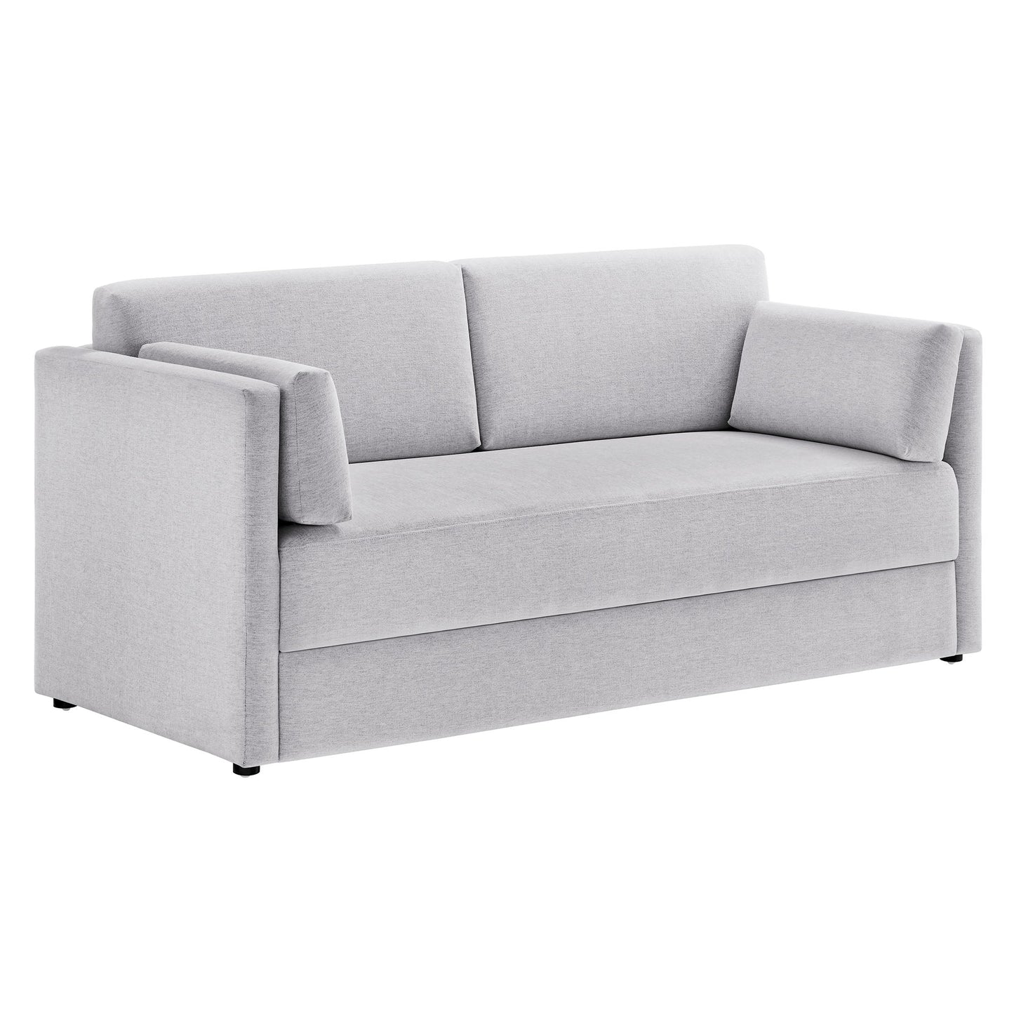Linden Upholstered Heathered Chenille Sofa by Modway