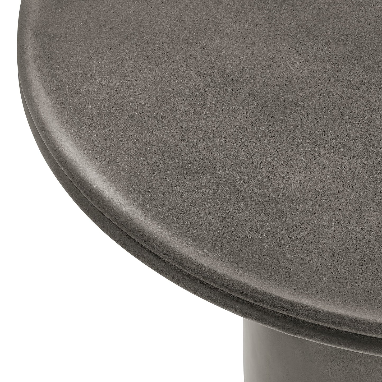Brion 48" Indoor - Outdoor Patio Concrete Round Dining Table by Modway