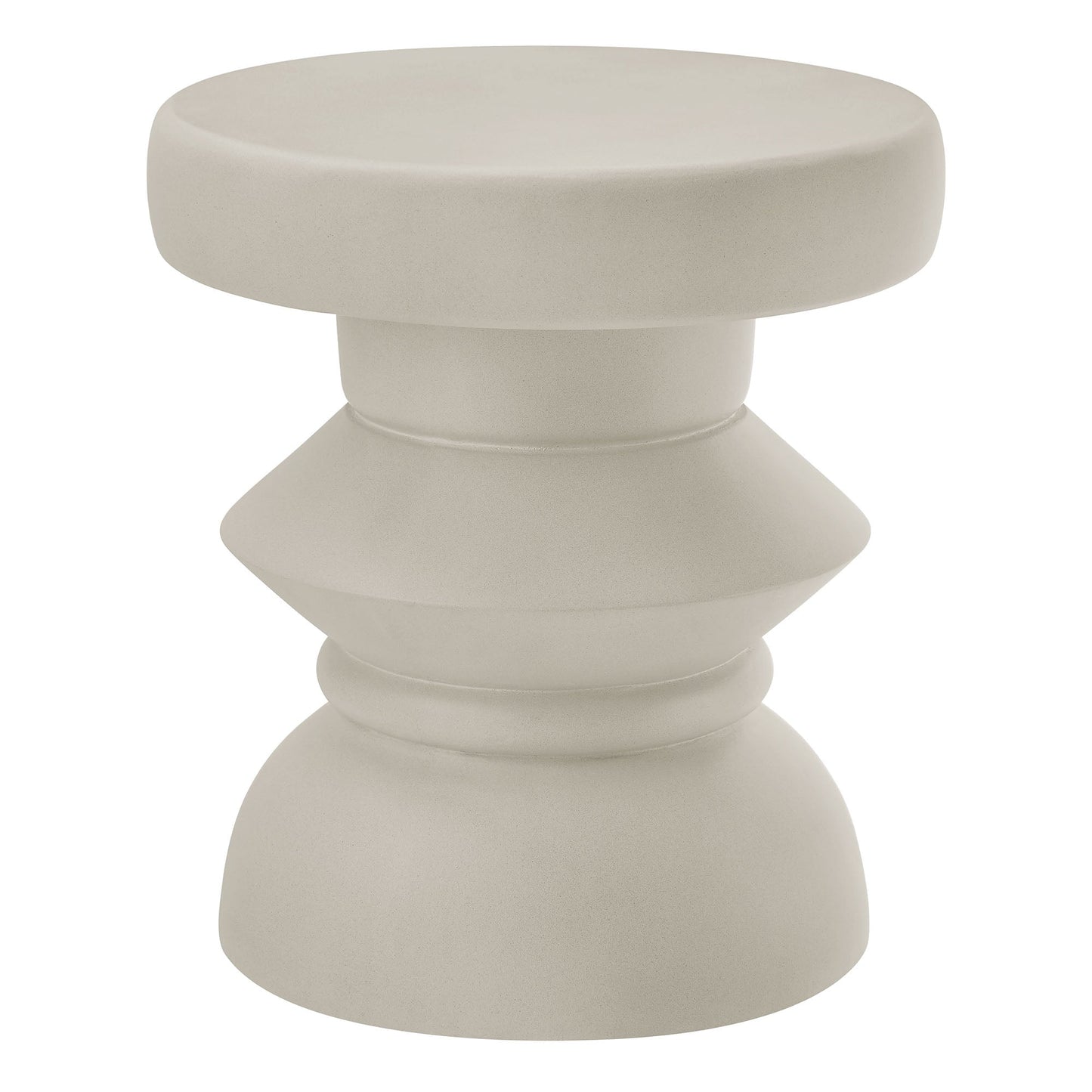 Terza Indoor - Outdoor Patio Concrete Side Table by Modway