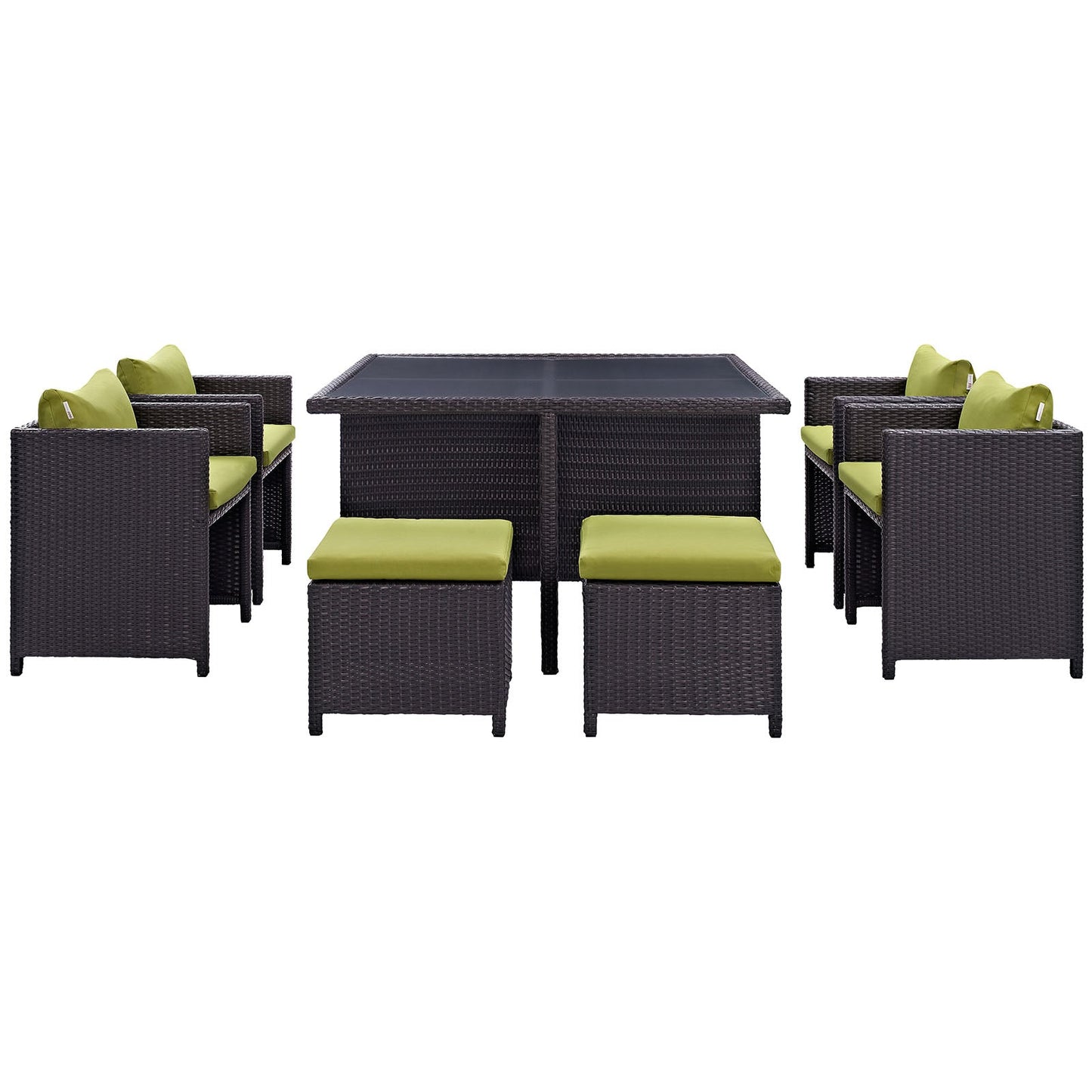 Inverse 9 Piece Outdoor Patio Dining Set by Modway