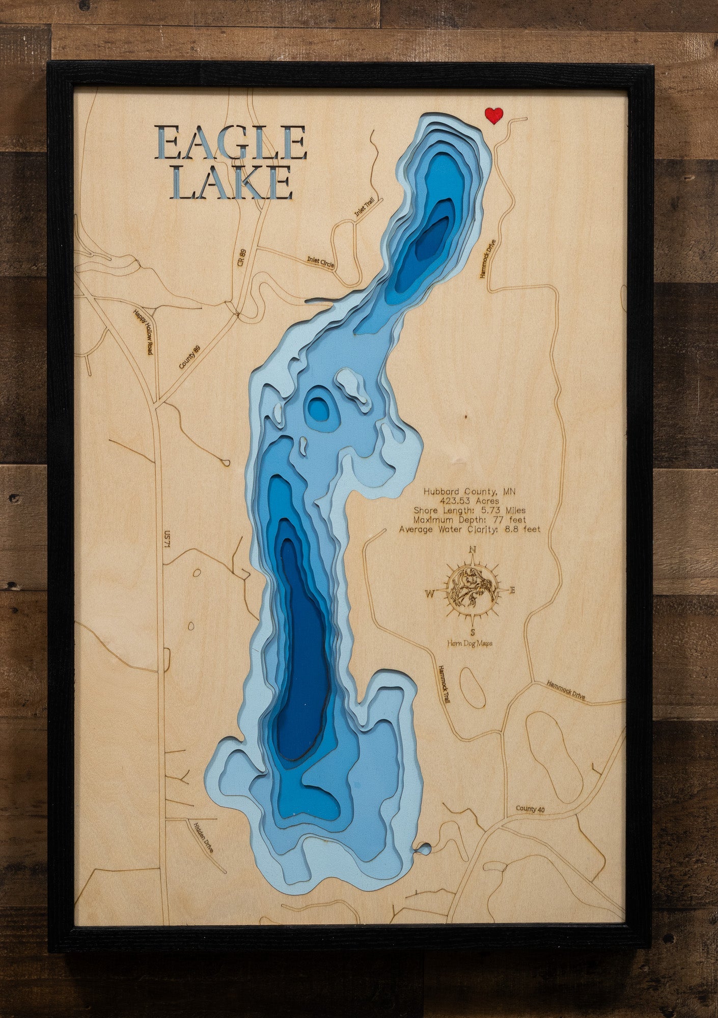 Eagle Lake in Hubbard County, Minnesota
