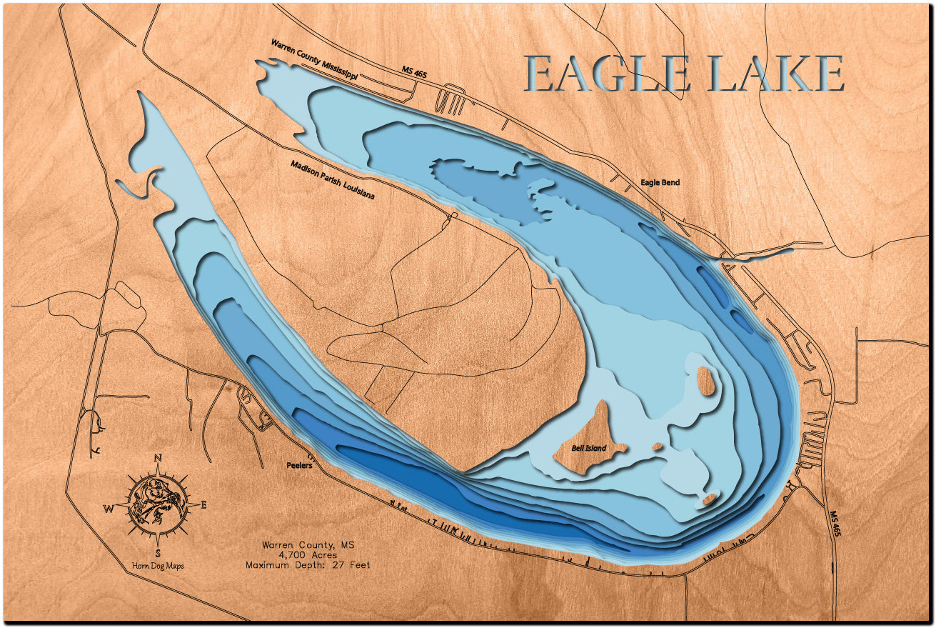 Eagle Lake in Warren County, Mississippi