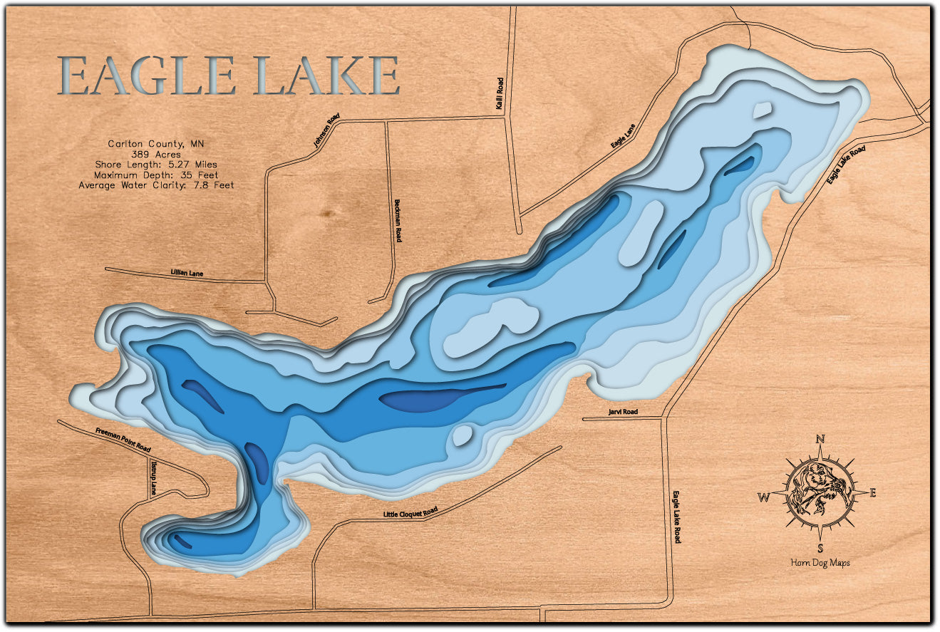 Eagle Lake in Carlton County, Minnesota