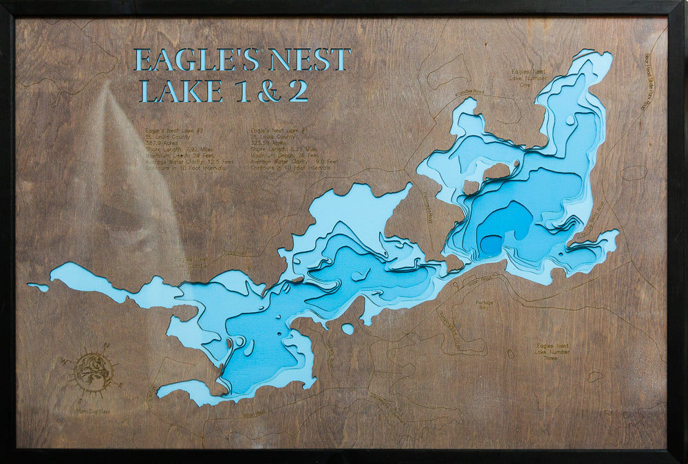 Eagle's Nest Lakes in St. Louis County, Minnesota