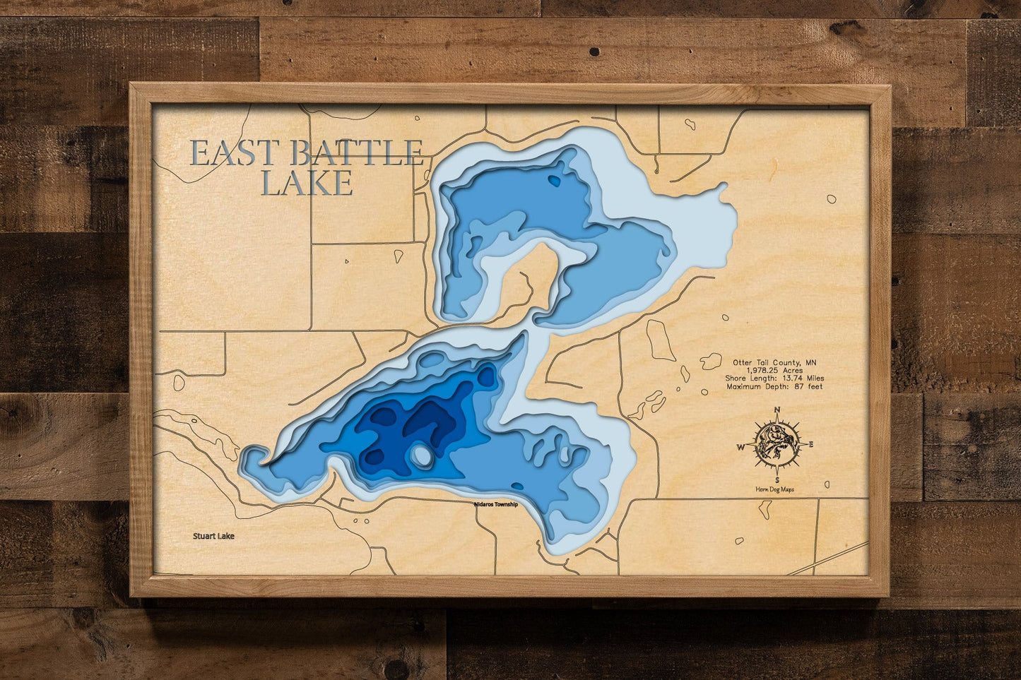 East Battle Lake in Otter Tail County, Minnesota