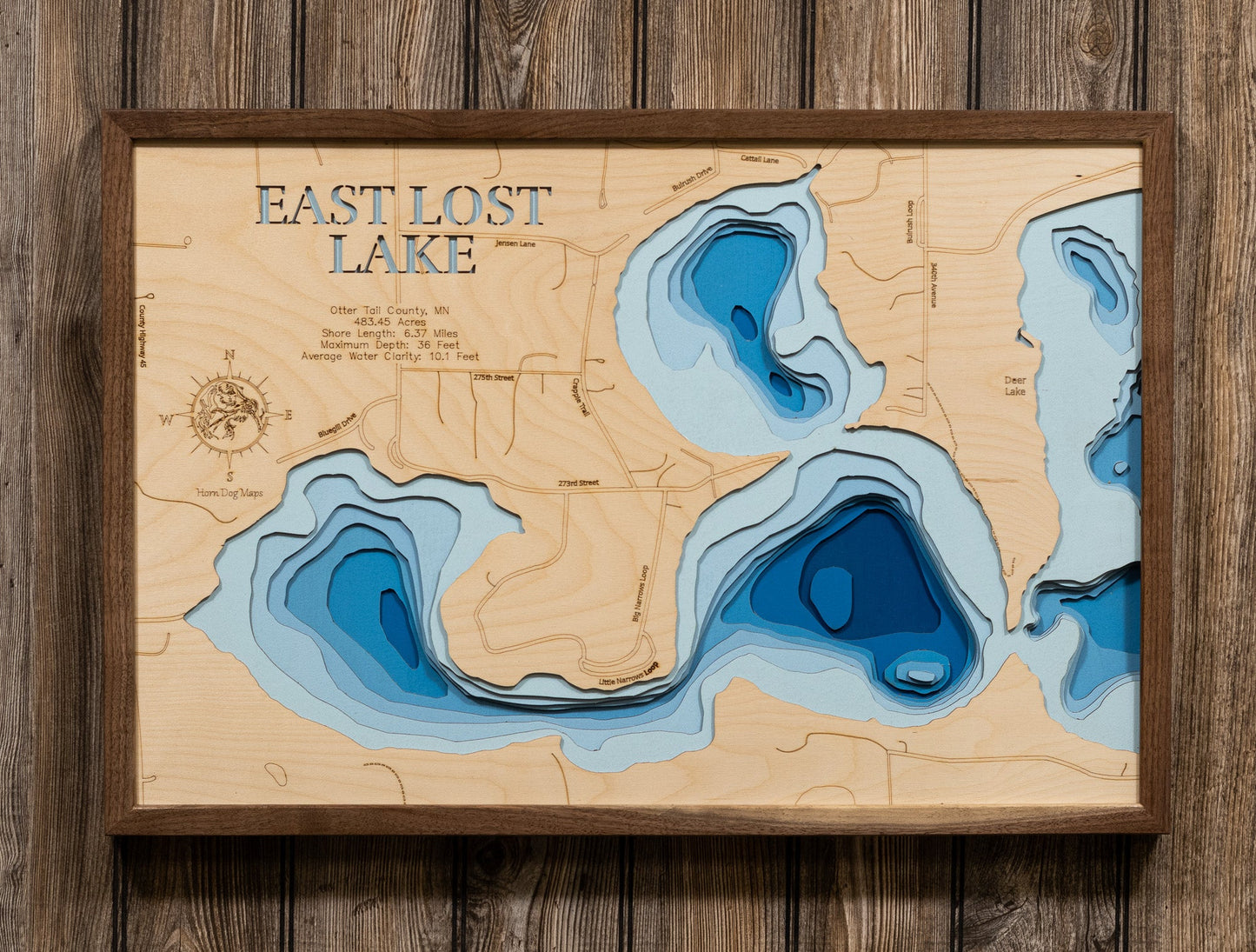 East Lost Lake in Otter Tail County, Minnesota