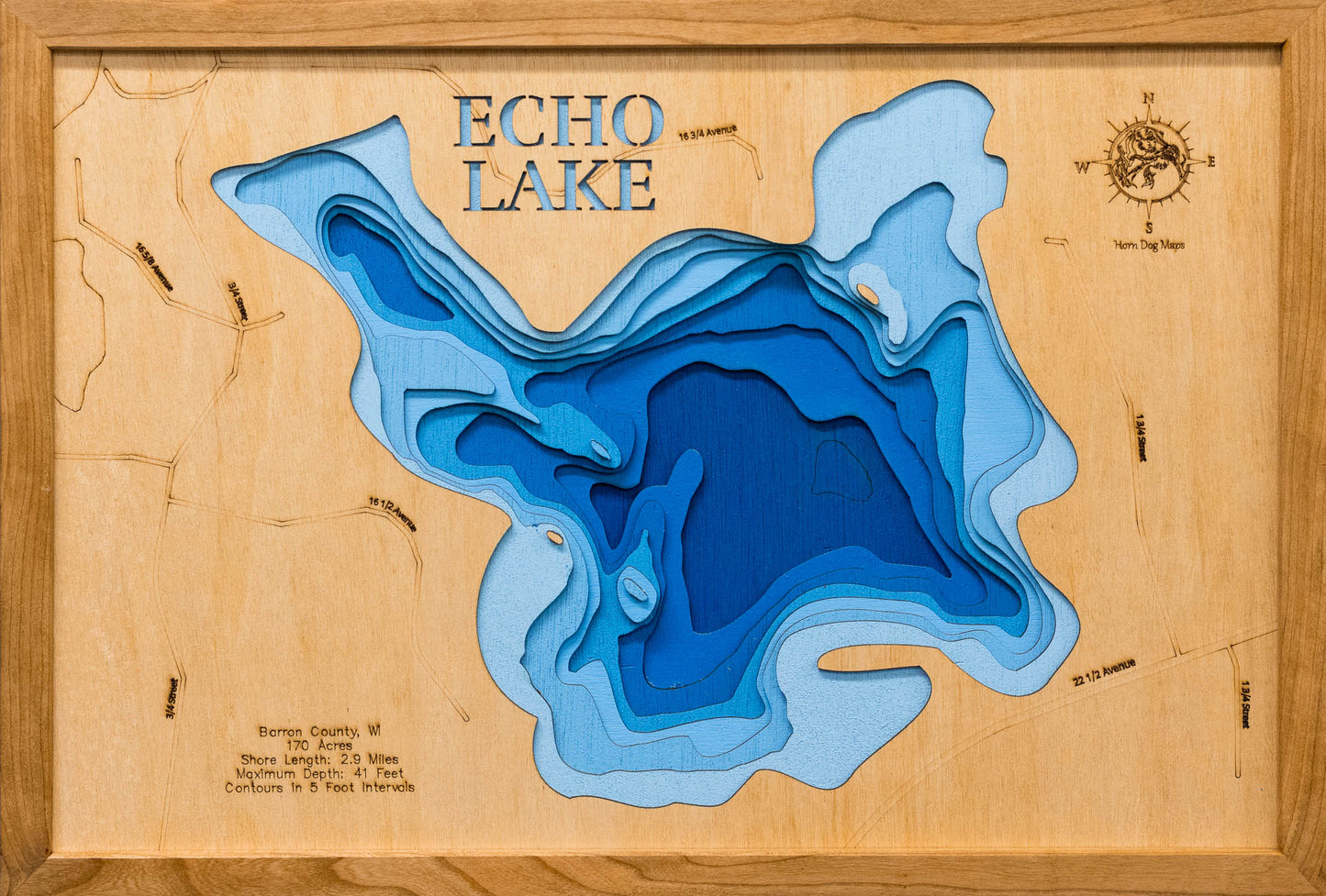 Echo Lake in Barron County, Wisconsin