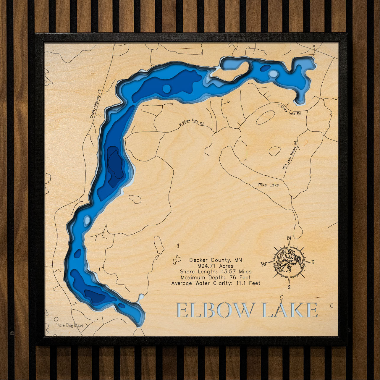 Elbow Lake in Becker, Near Waubun County, Minnesota
