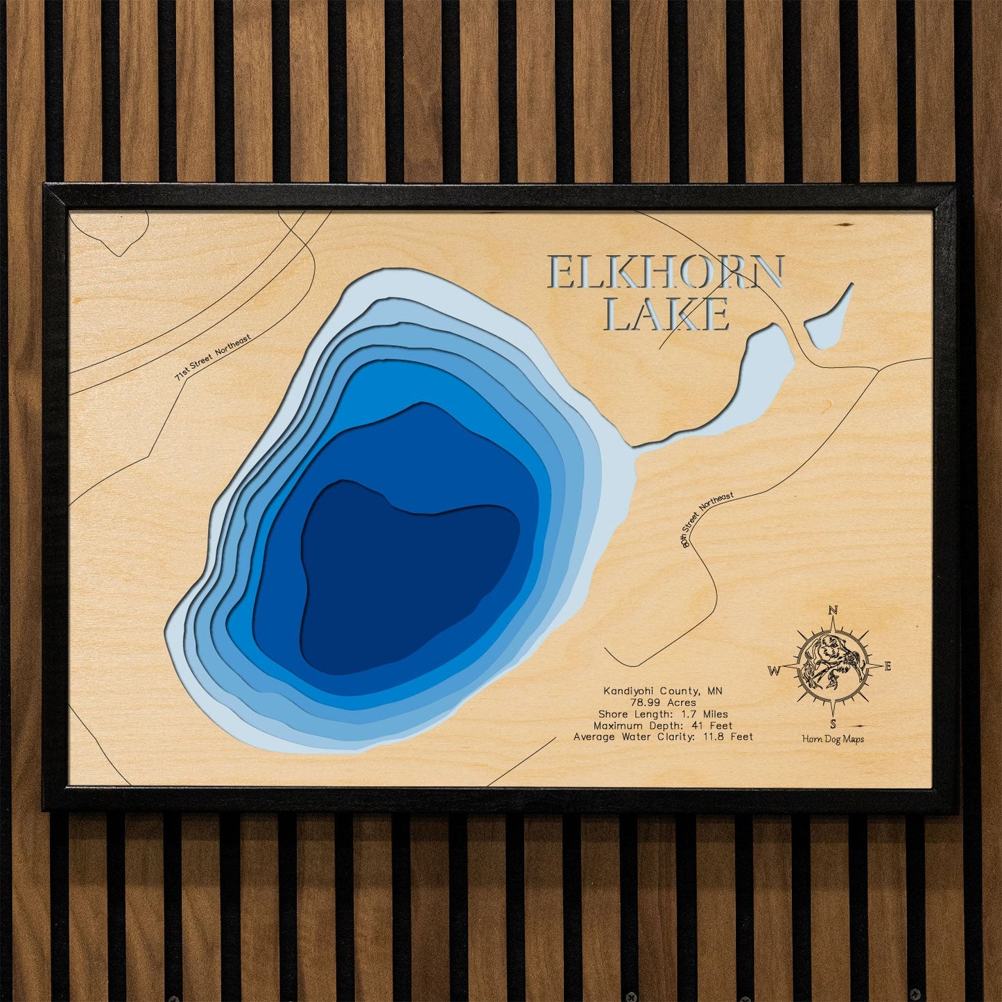 Elkhorn Lake in Kandiyohi County, Minnesota