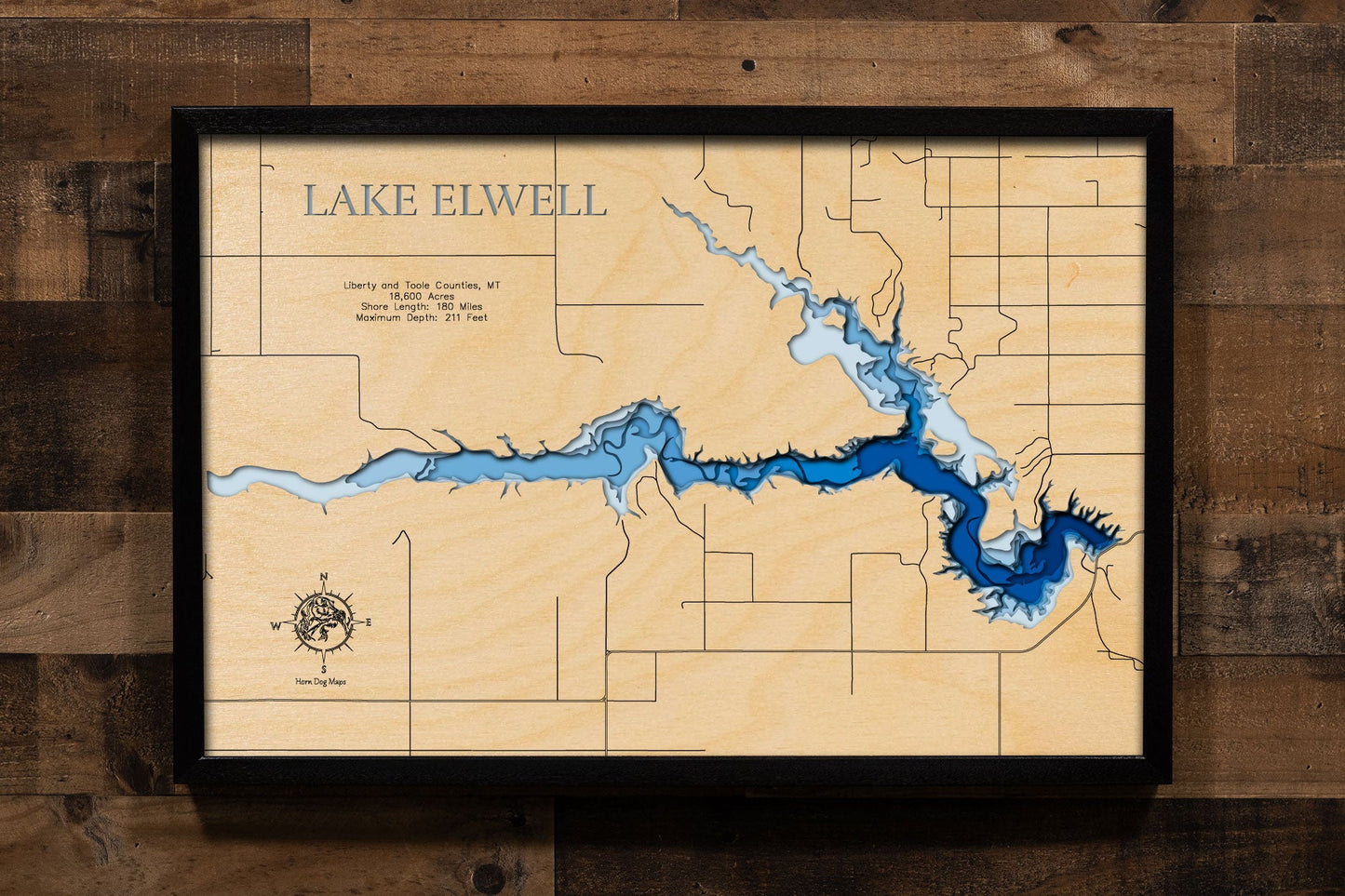 Lake Elwell in Liberty and Toole Counties, Montana