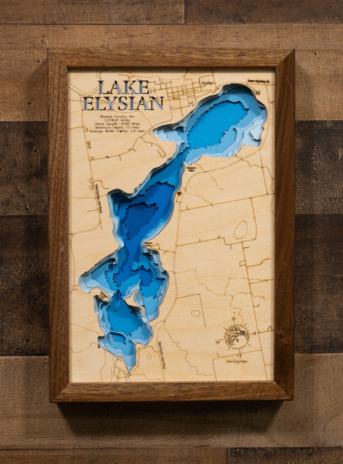 Lake Elysian in Waseca County, Minnesota