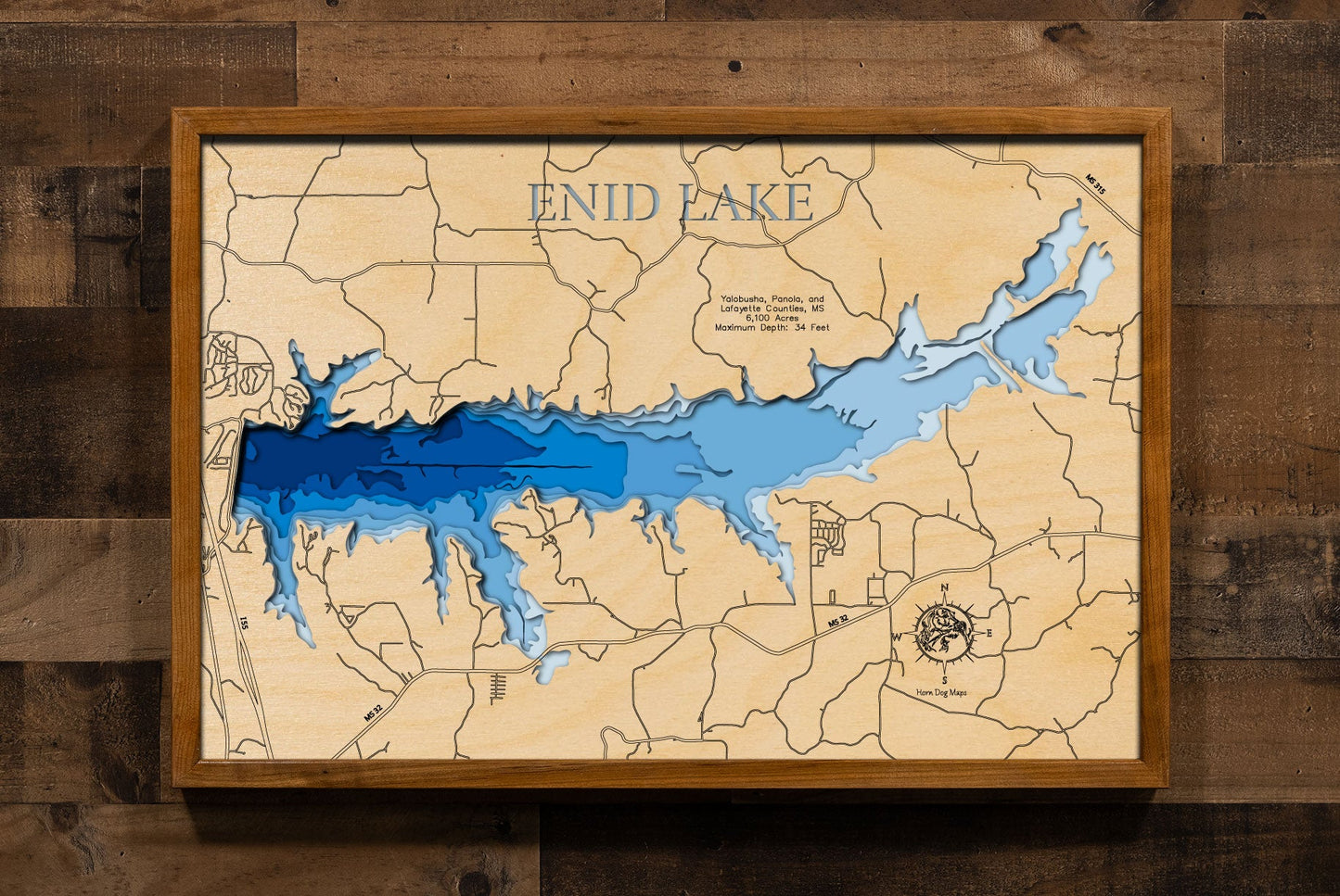 Enid Lake in Yalobusha, Panola, and Lafayette Counties, Mississippi