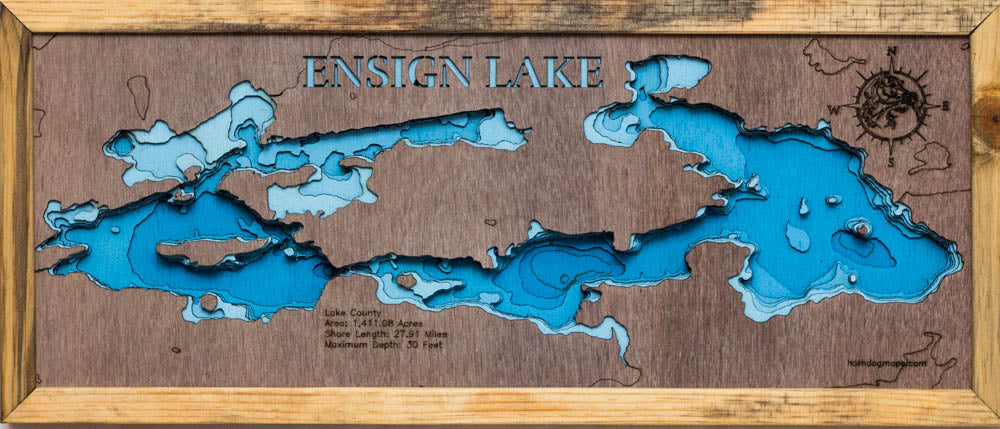Ensign Lake in Lake County, Minnesota