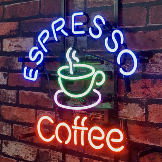 Espresso Coffee Neon Light Sign