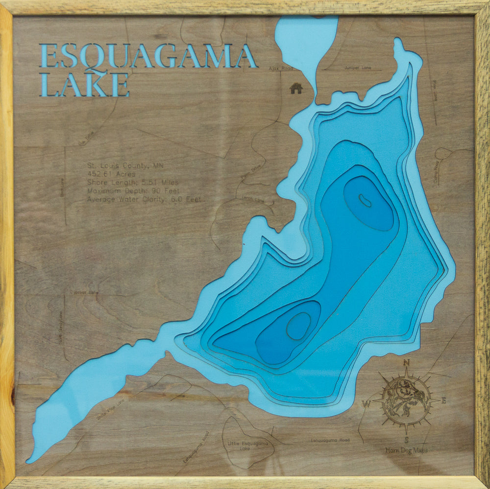 Esquagama Lake in St. Louis County, Minnesota