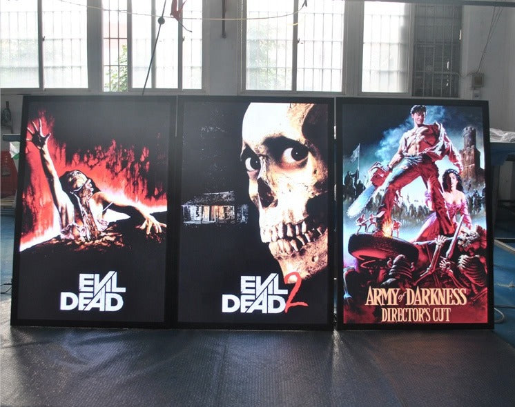 3-PACK Glowbox "World Famous" LED Poster Frames