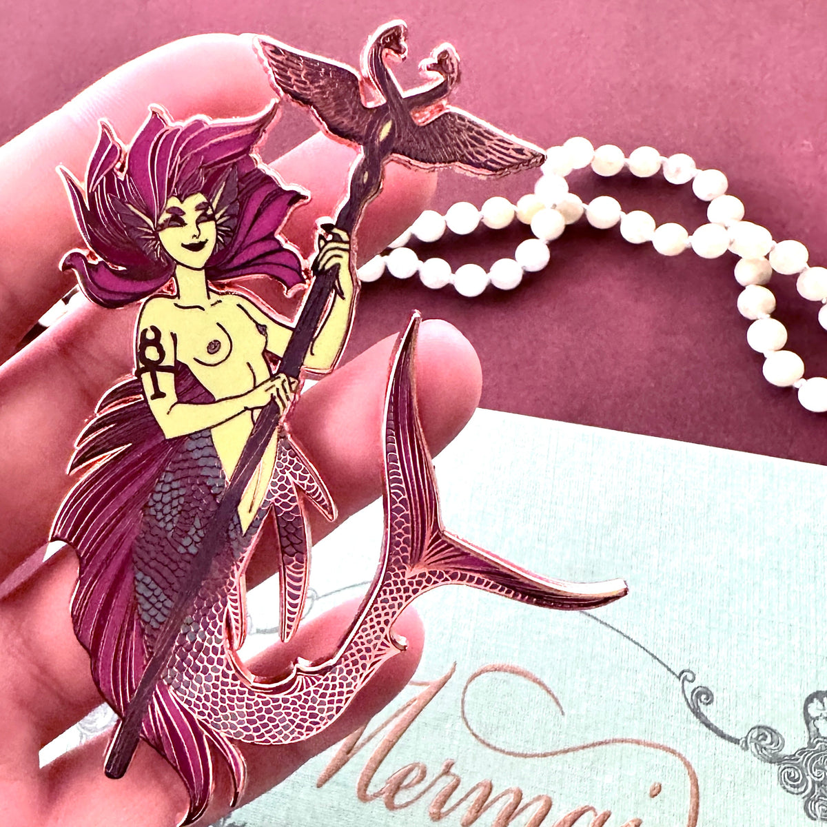 Enamel Pin - Mercury Celestial Mermaid
