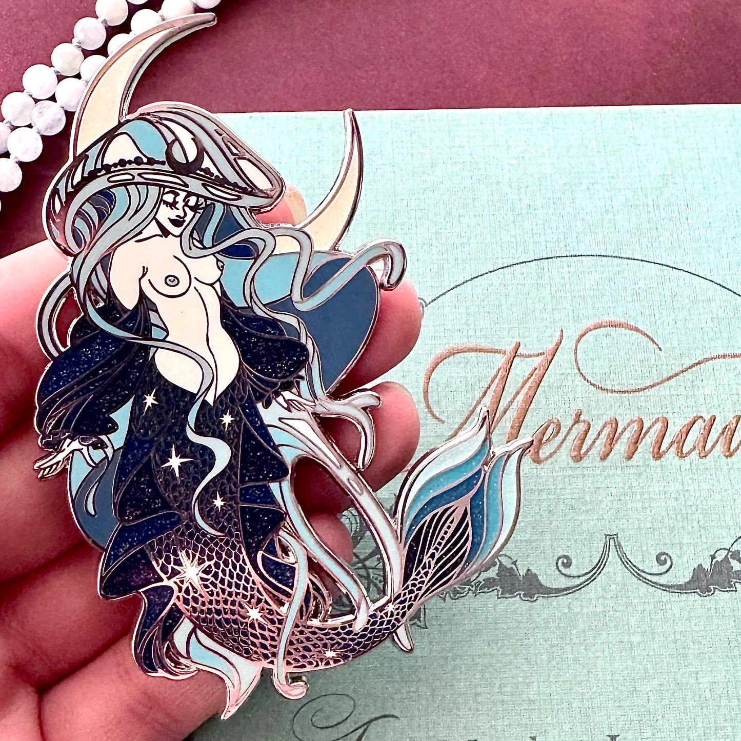 Enamel Pin - Luna Celestial Mermaid