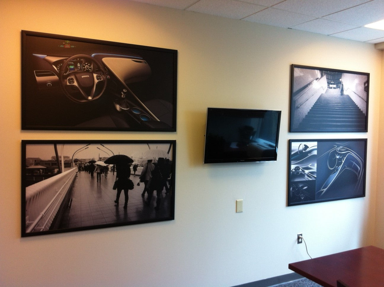 Premium Anodized Aluminum Poster Frame — Custom Size Made in the USA