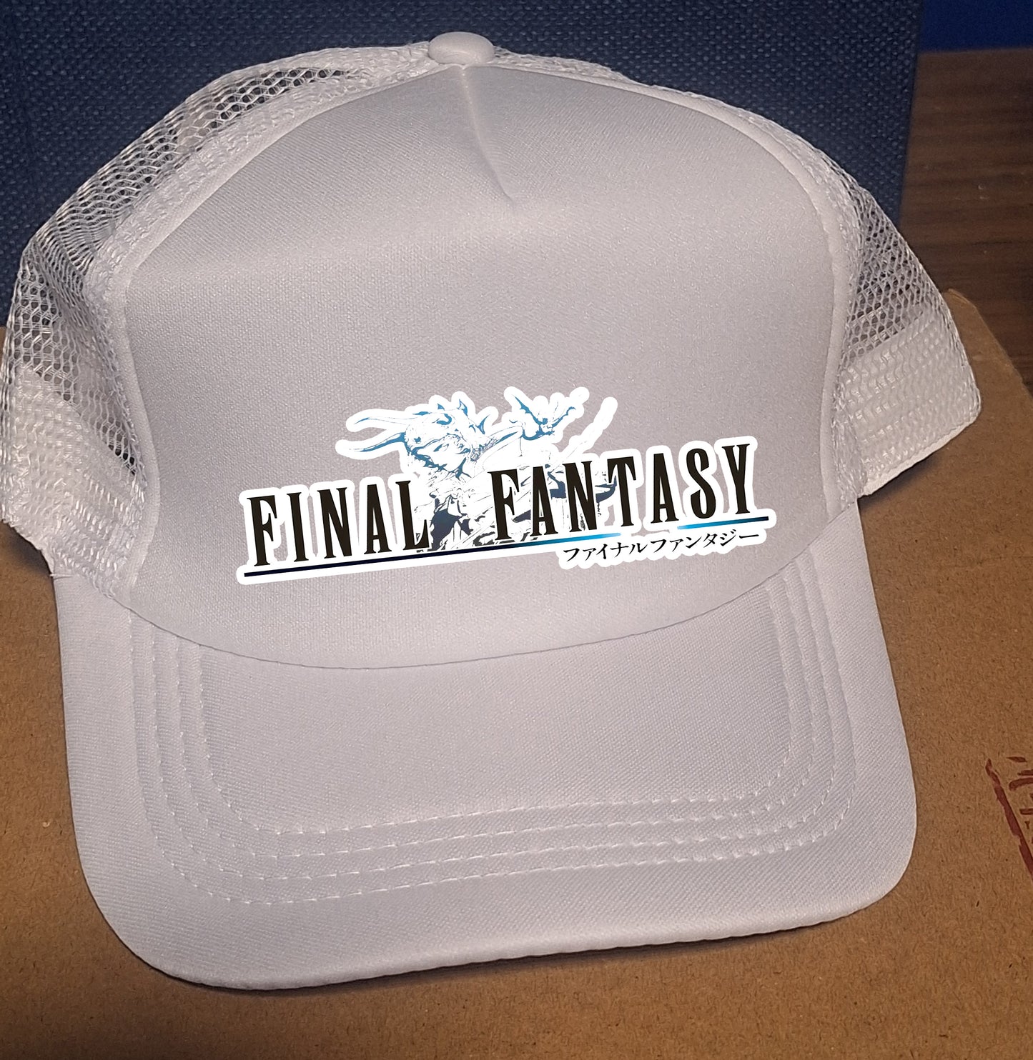 Adjustable Trucker Baseball Hat  Final Fantasy Video Game