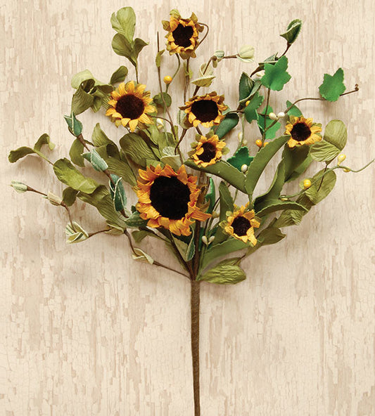 Country Sunflower Pick (Pack of 4)