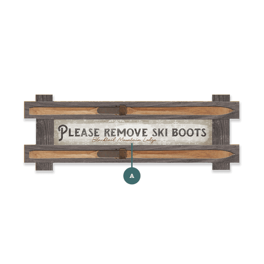 Remove Ski Boots: Personalized - Framed Wall Decor
