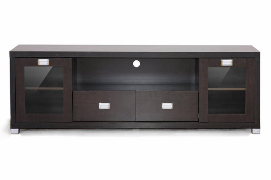 Baxton Studio Gosford Brown Wood Modern TV Stand