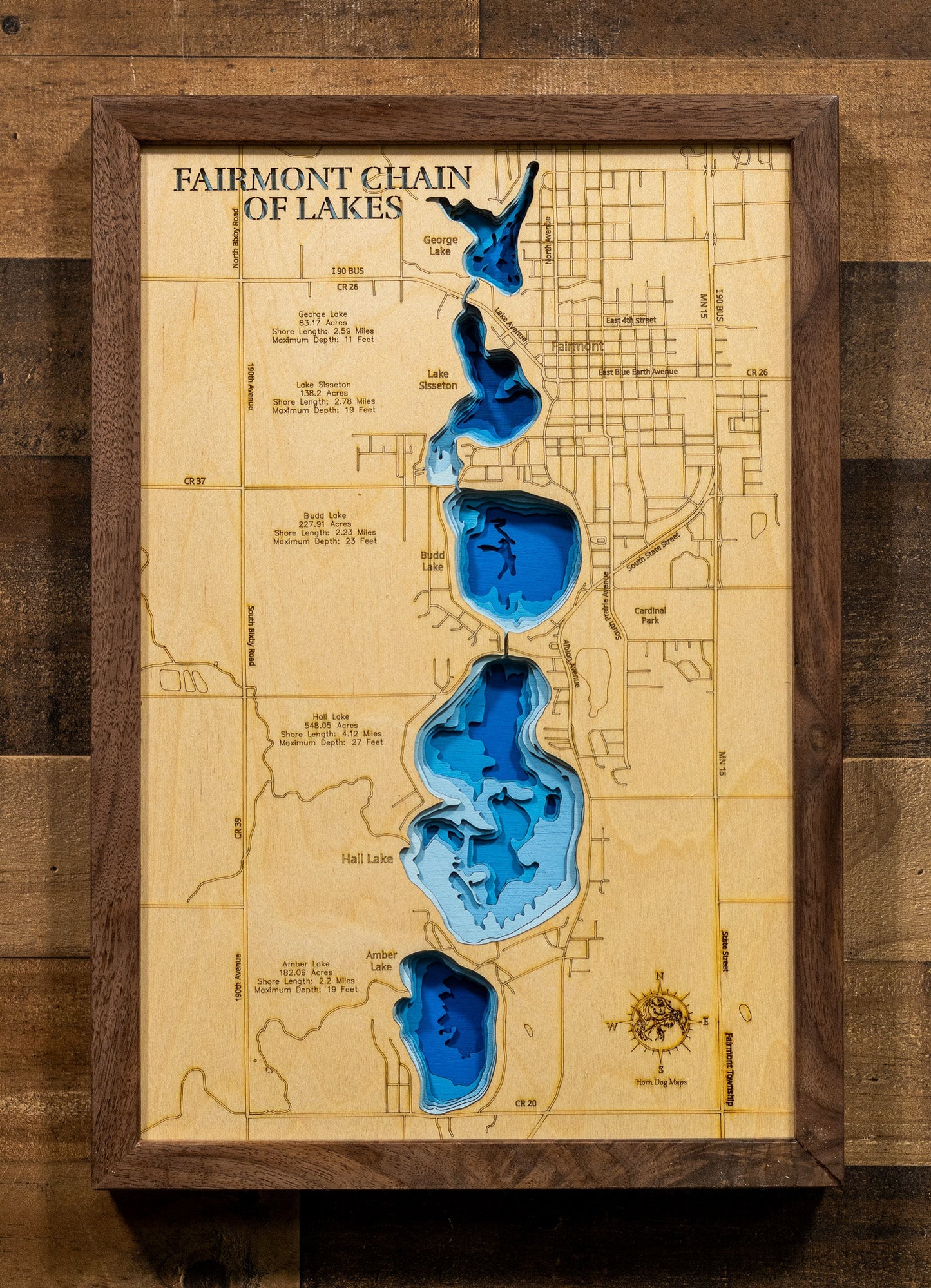 Fairmont Chain of Lakes in Martin County, Minnesota