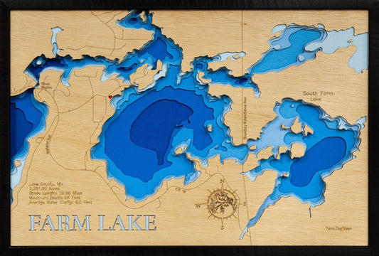 Farm Lake in Lake County, Minnesota