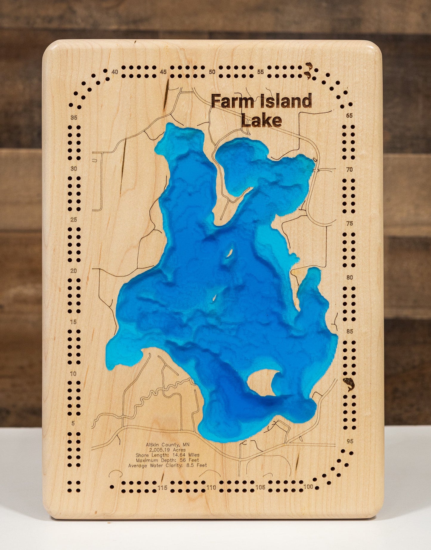 Farm Island Lake in Aitkin County, Minnesota