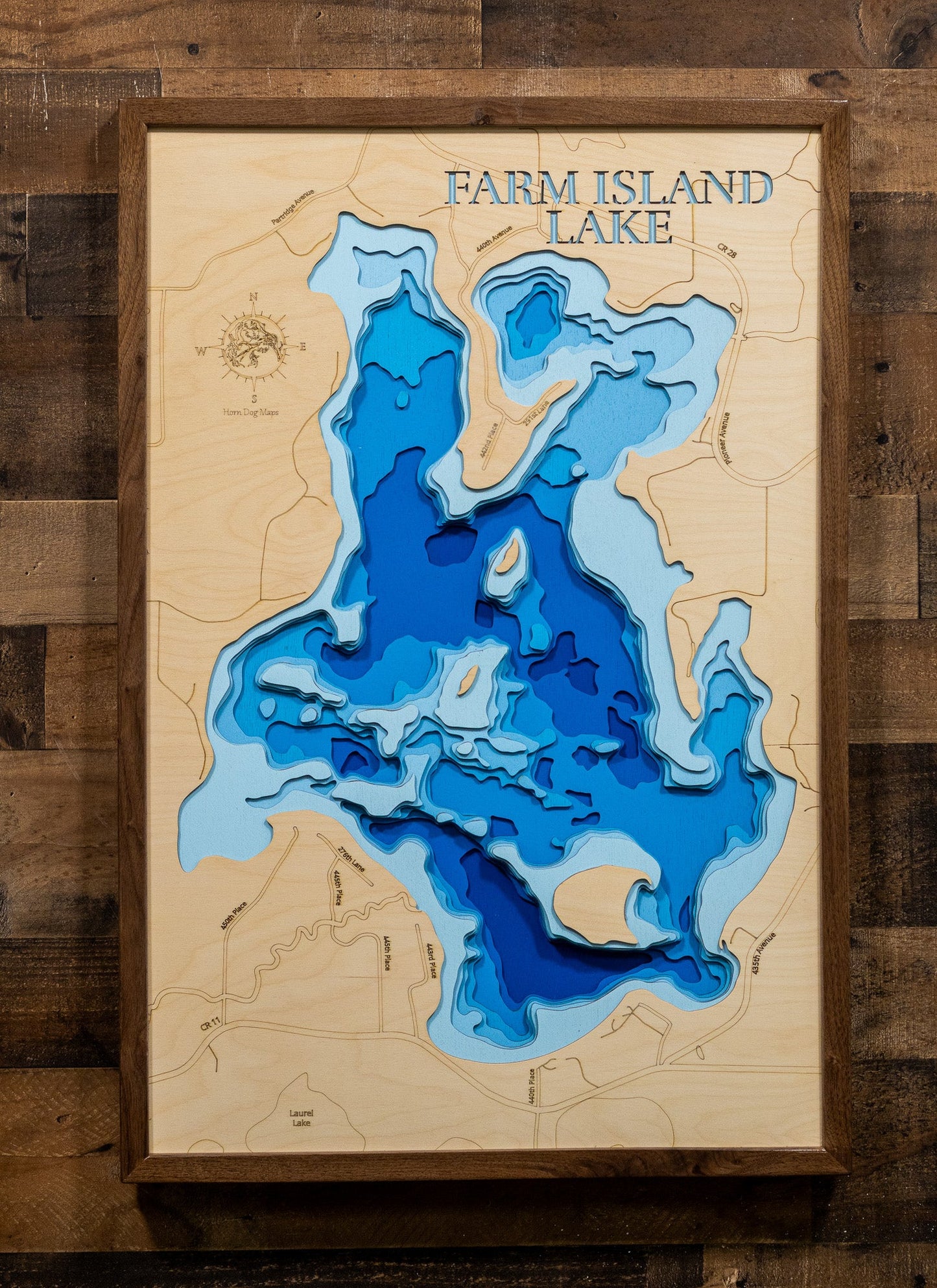 Farm Island Lake in Aitkin County, Minnesota