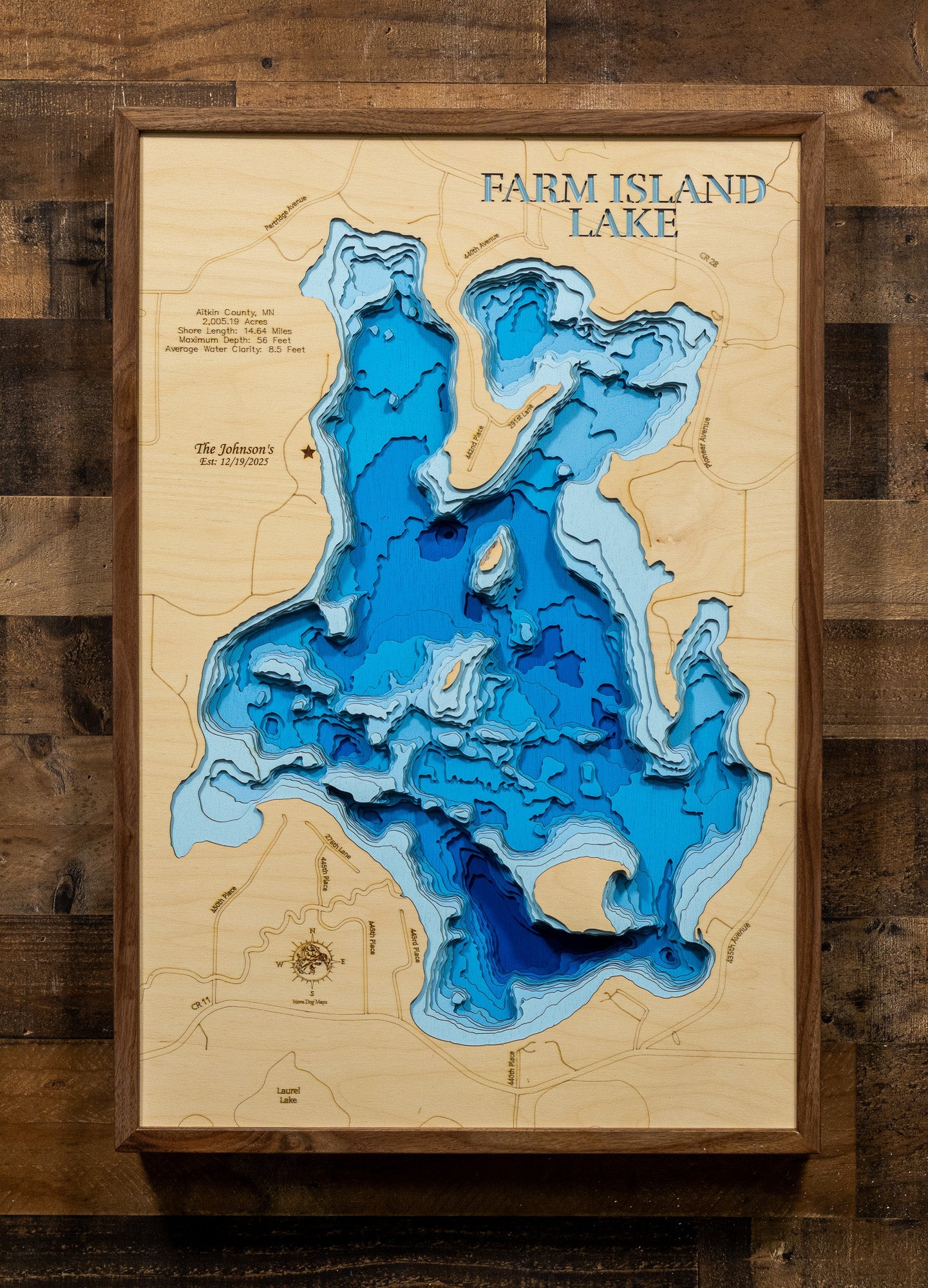 Farm Island Lake in Aitkin County, Minnesota