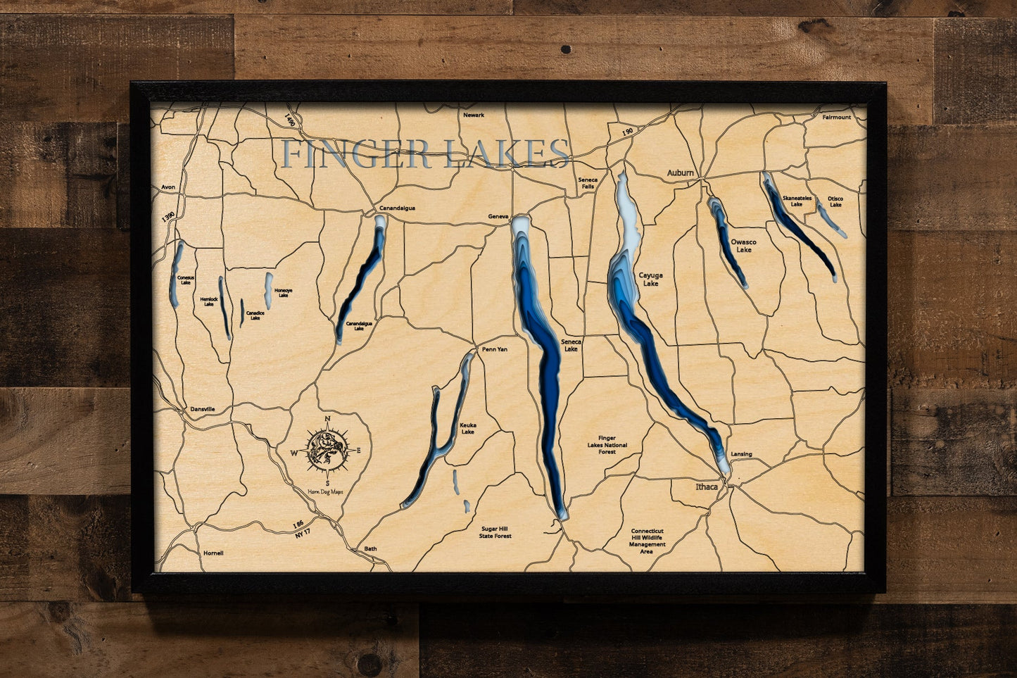 The Finger Lakes Region in New York