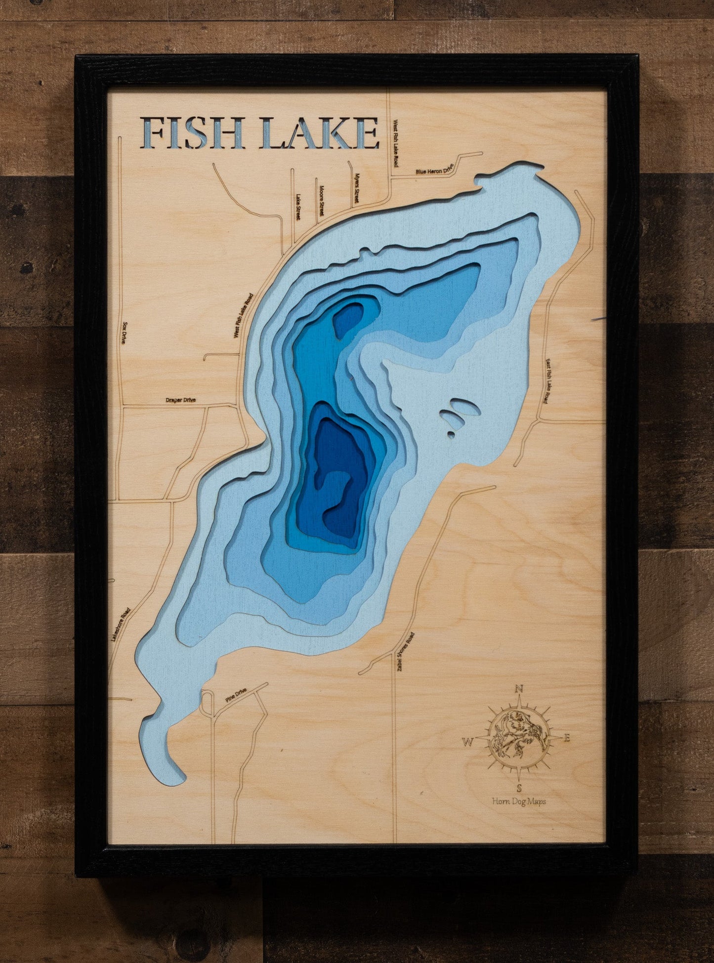 Fish Lake in St. Joseph County, Michigan