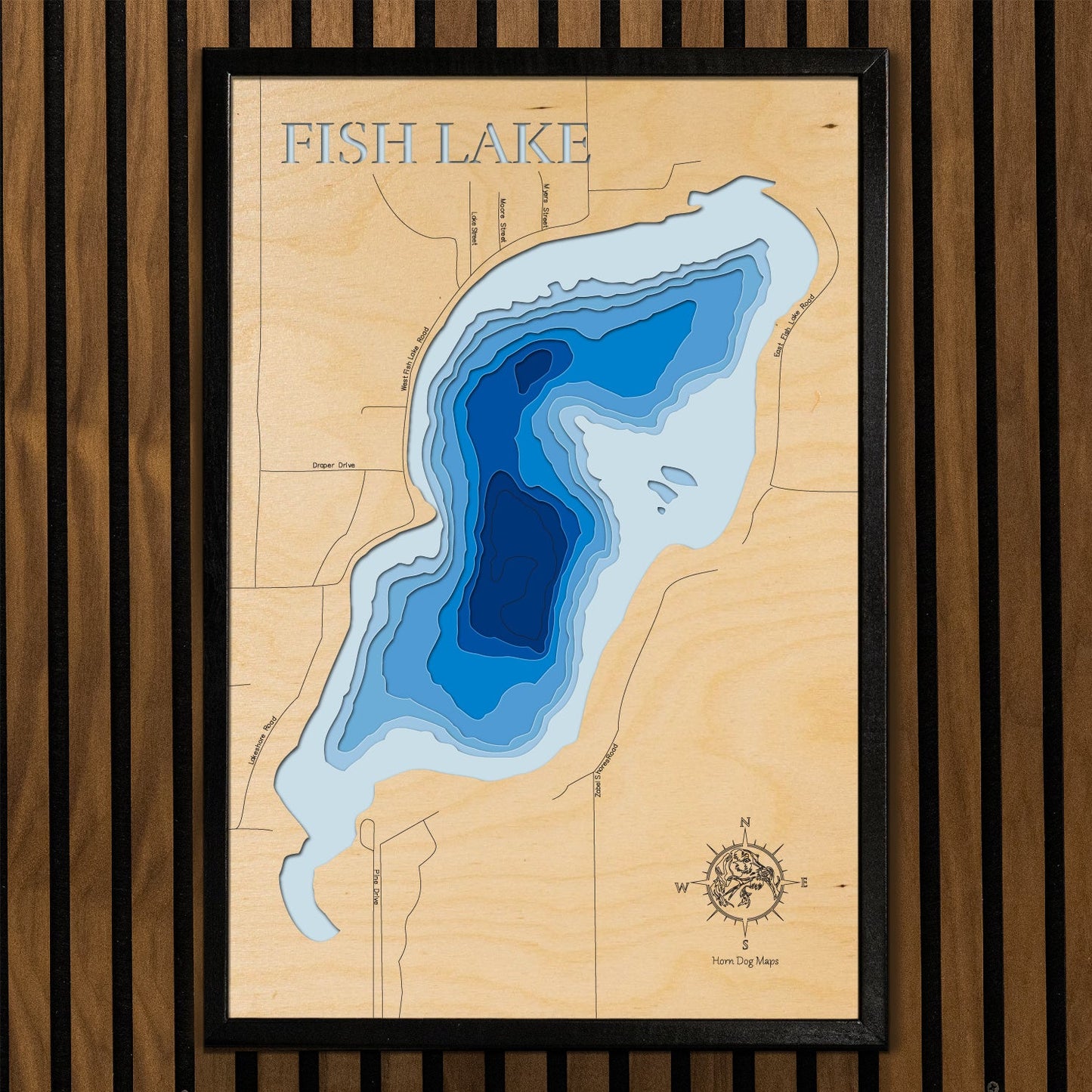 Fish Lake in St. Joseph County, Michigan
