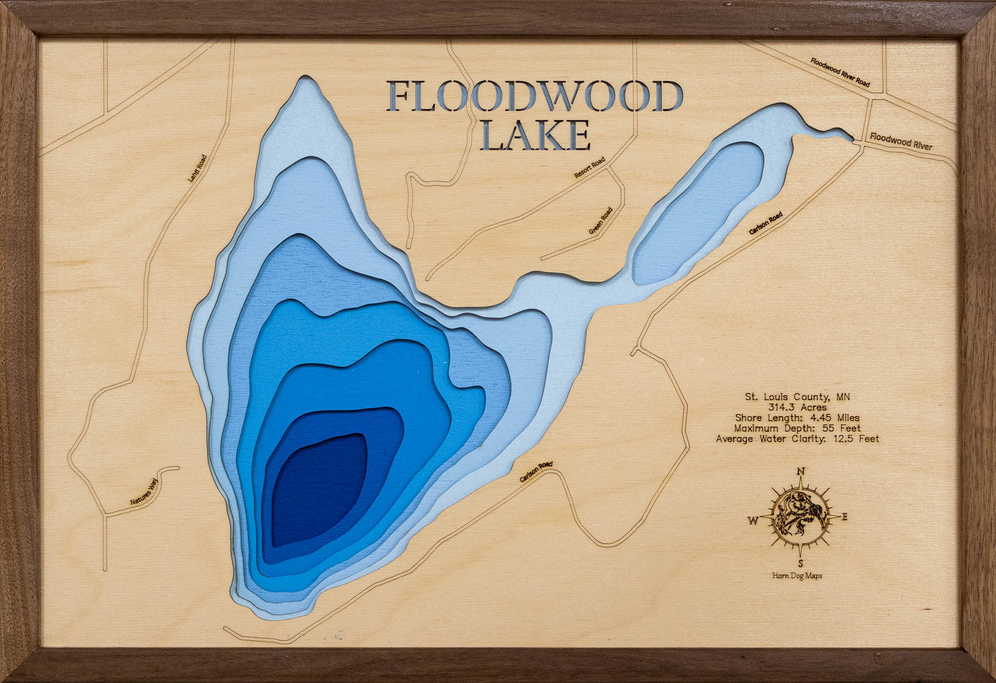 Floodwood Lake in St. Louis County, Minnesota