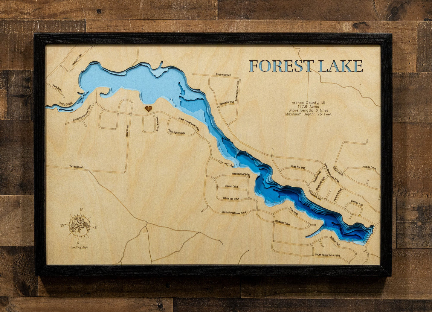 Forest Lake in Arenac County, Michigan