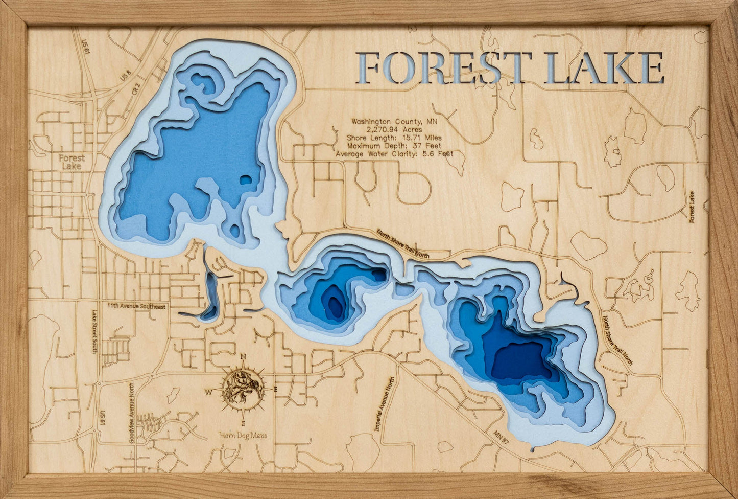Forest Lake in Washington County, Minnesota
