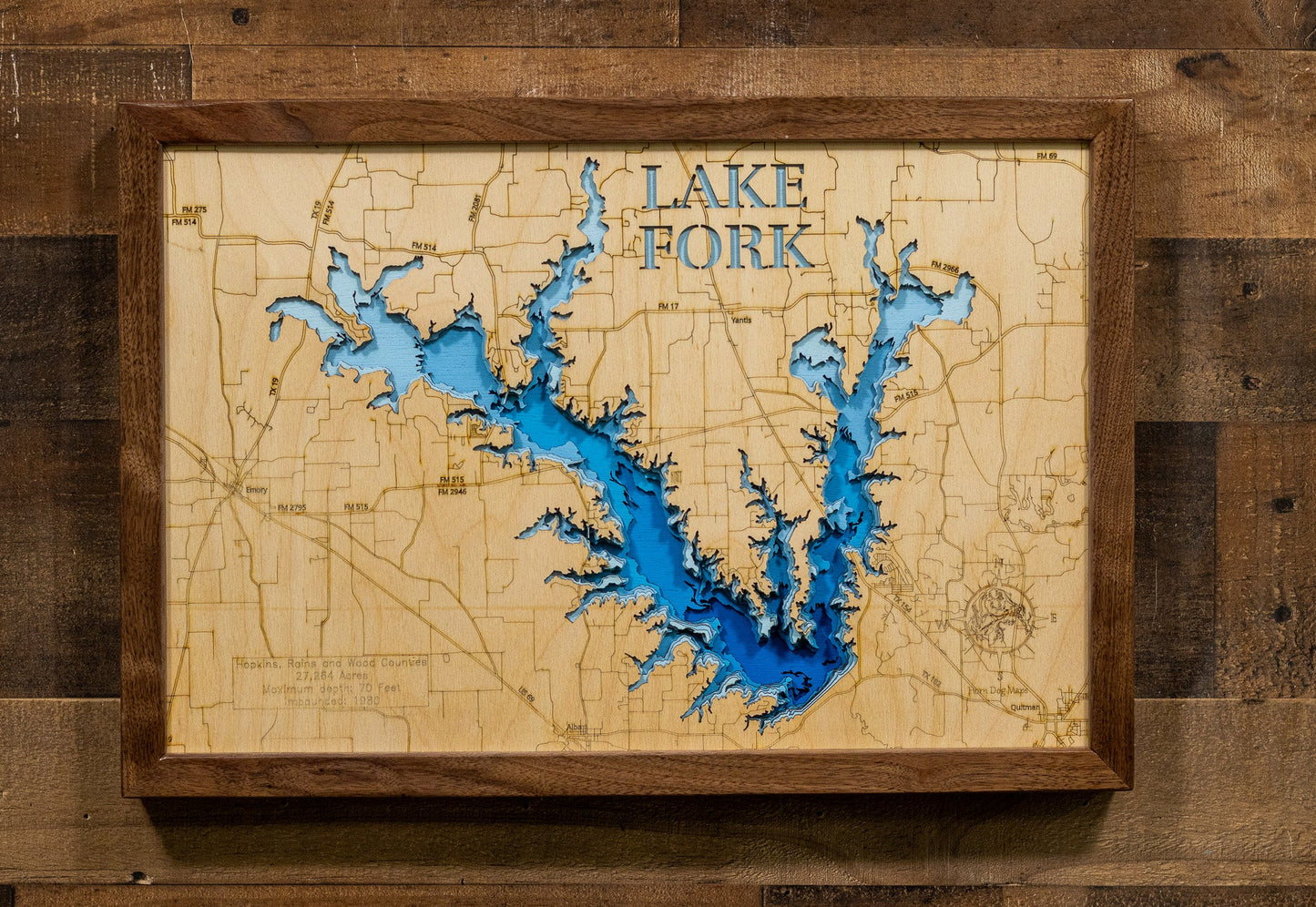 Lake Fork in Hopkins, Rain, and Wood Counties, Texas