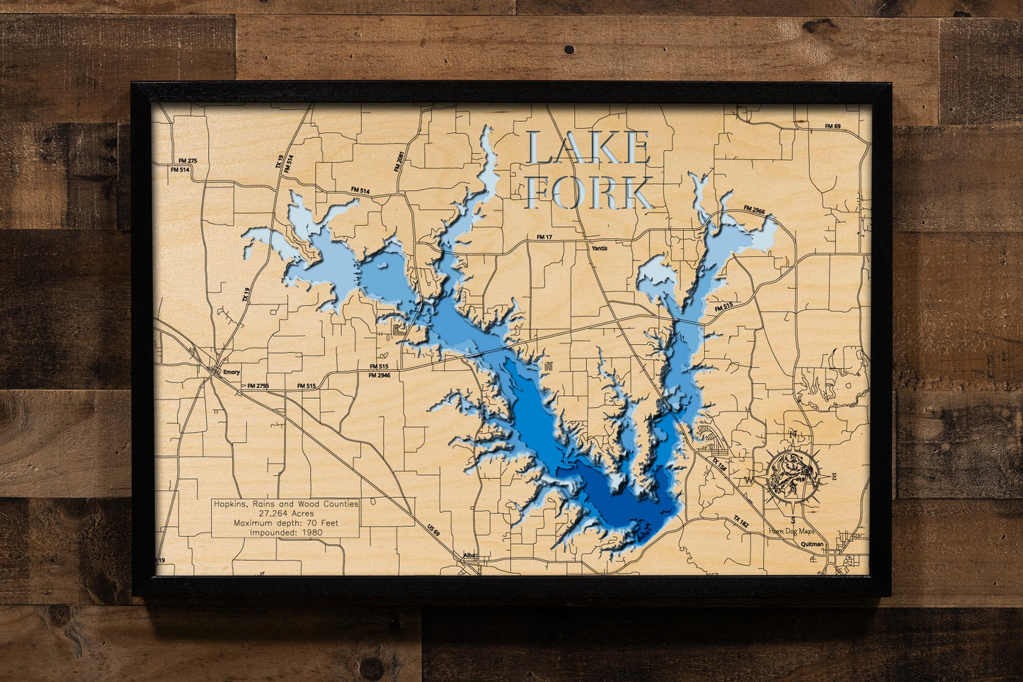 Lake Fork in Hopkins, Rain, and Wood Counties, Texas